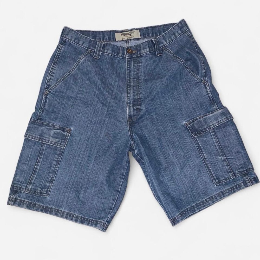Wrangler Men's Denim Cargo Shorts